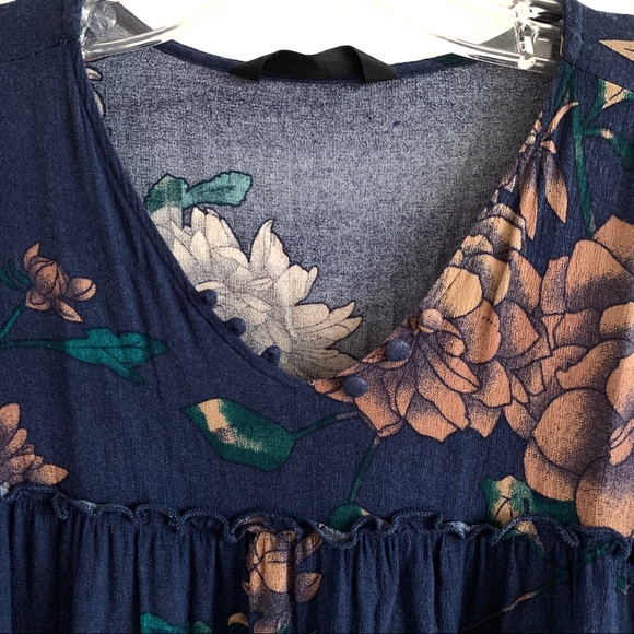 KNOT SISTERS 'LANGLEY' FLORAL DRESS RUFFLE TRIM S - Picture 4 of 8